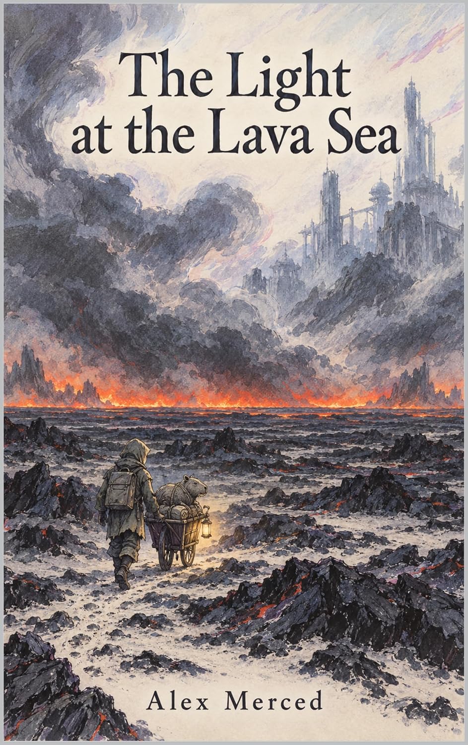 Cover of The Light at the Lava Sea by Alex Merced